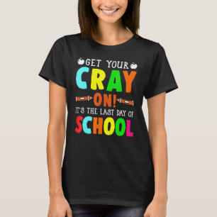 T-shirt Dernière Journée De L'Enseignant Enfants Maternell