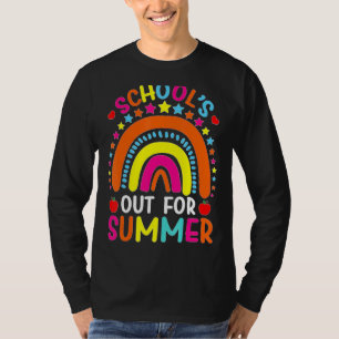 T-shirt Dernière Journée D'Écoles En Arc-En-Ciel Pour L'Ét