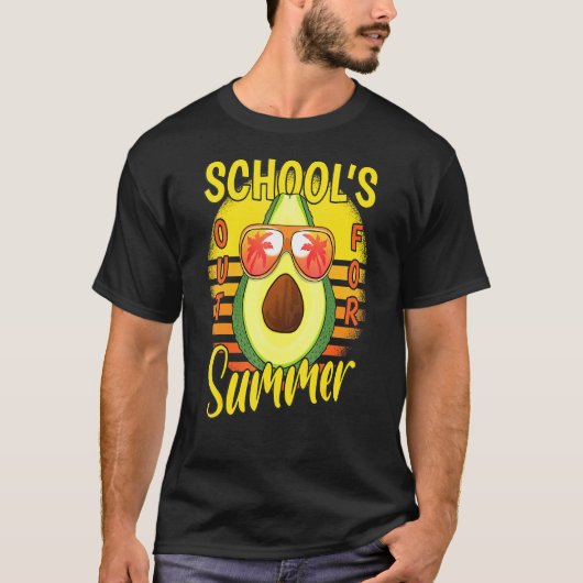 T-shirt Dernière Journée D'Écoles Sorties Pour Les Vacance (Devant)