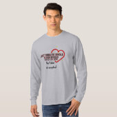 T-SHIRT DERNIÈRE MINUTE CÉLIBATAIRE (Devant entier)