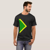 T-shirt Dernière minute Jamaïcaine obsédée Équipe Hallowee (Devant entier)