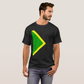 T-shirt Dernière minute Jamaïcaine obsédée Équipe Hallowee (Devant entier)