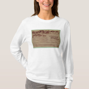 T-shirt Dernière page de l'art de la fugue, 1740s