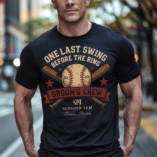 T-shirt Dernière partie de baseball pour l'enterrement de