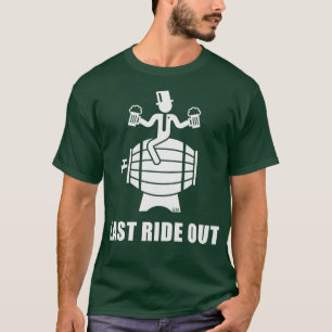 T-shirt Dernière sortie en soirée d'enterrement de vie de