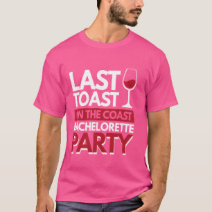 T-shirt Dernière Toast Sur La Côte Enterrement de Vie de J