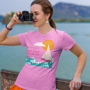 T-shirt Dernière voile avant le Voile voilier Bachelorette