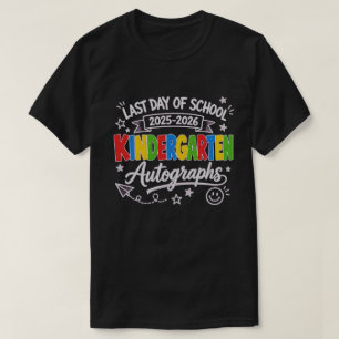 T-shirt Derniers jours de maternelle Autographes 2025-2026
