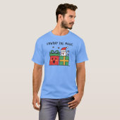 T-shirt Déroulez la Magie de Noël (Devant entier)
