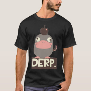 T-shirt DERP mème canard drôle laboratoire animal