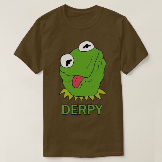 T-shirt Derpy Kermit La Grenouille (Design devant)