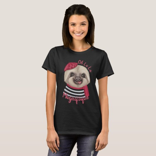 T-shirt Derpy Sloth (Devant entier)