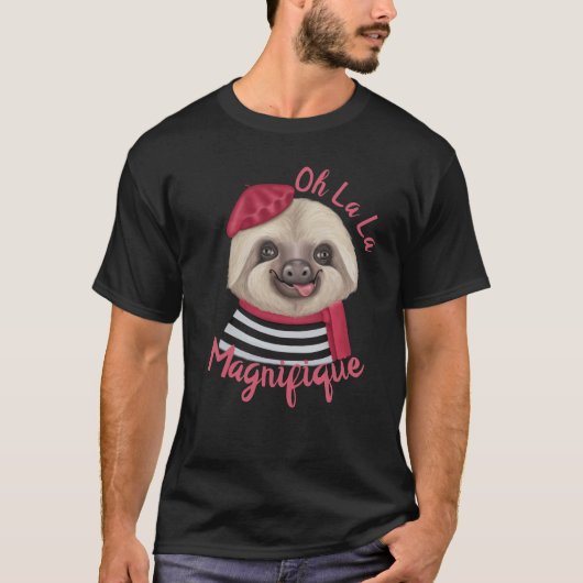 T-shirt Derpy Sloth (Devant)