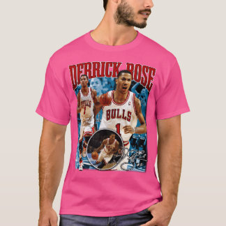 T-shirt Derrick Rose Mvp Chicago Basketball Signature Vint
