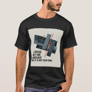 T-shirt Derrida "Monolingualisme" #1 Tee Shirt