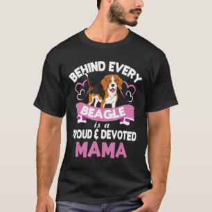 T-shirt Derrière Chaque Beagle Se Trouve Une Fier Et Dévoq