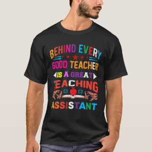 T-shirt Derrière Chaque Bon Enseignant Est Un Grand Enseig