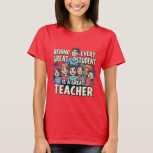T-shirt Derrière chaque grand élève se trouve un grand ens