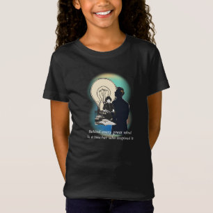 T-Shirt Derrière Chaque Grand Esprit Se Trouve Un Professe