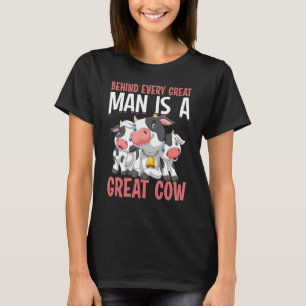 T-shirt Derrière chaque grand homme se cache une grande va