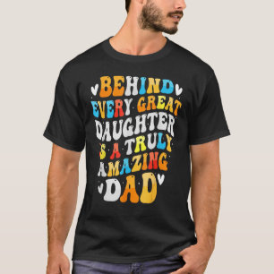 T-shirt Derrière Chaque Grande Fille, Il Y A Un Gras Vraim