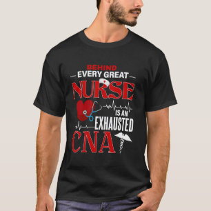 T-shirt Derrière chaque grande infirmière se cache un aide