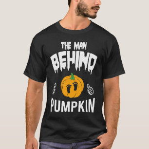 T-shirt Derrière Le Citrouille Drôle Bientôt Papa Pour Hal
