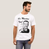 T-shirt Des acclamations il est temps de Martini ! (Devant entier)