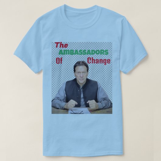 T-shirt des ambassadeurs du changement (Design devant)