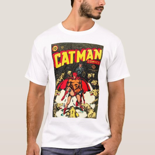 T-shirt des bandes dessinées #31 de Chat-Man (Devant)