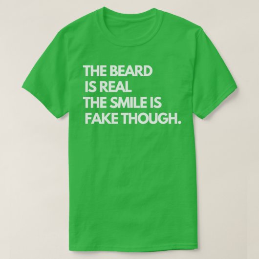 T-shirt Des barbes drôles pour hommes avec des citations s (Design devant)