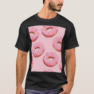 T-shirt Des beignes glacées Arrière - plan sans soudure