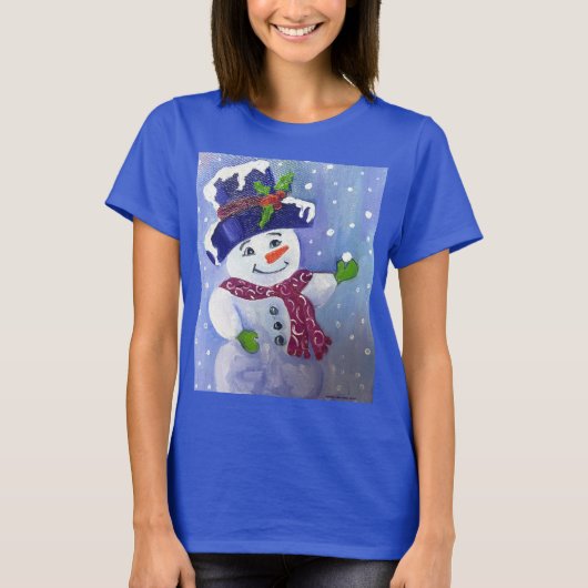 T-shirt des bonshommes de neige d'Alaska (Devant)