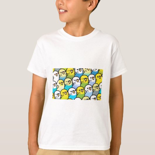 T-shirt Des bouquets de Budgies (Devant)