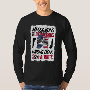 T-shirt Des Buns Mains Et Des Armes Chargées Élevant Des L
