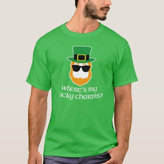 T-shirt Des charmes chanceux ? Jour de la Saint Patrick Le (Devant)