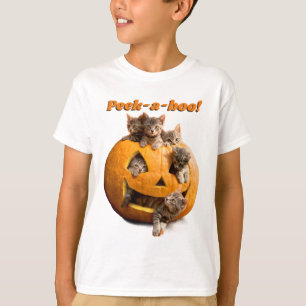 T-shirt Des chatons à Jack-o-Lantern