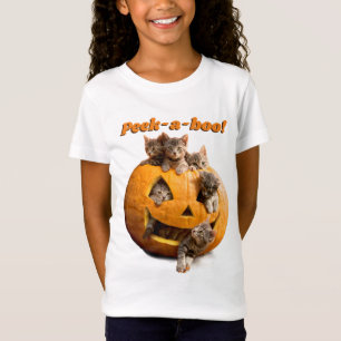 T-Shirt Des chatons à Jack-o-Lantern