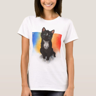 T-shirt Des couleurs mignonnes de chat - fanez-vous au