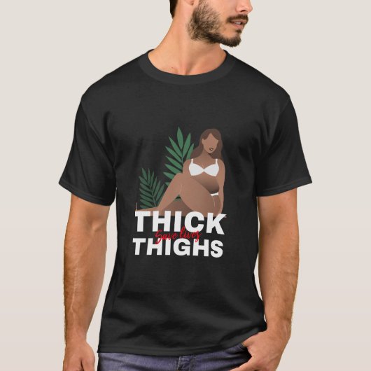 T-shirt des cuisses épaisses sauvent des vies (Devant)