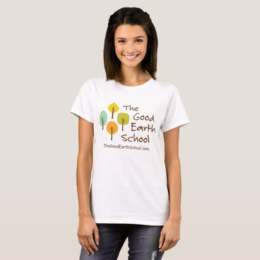 T-shirt des dames de la Good Earth School (Devant entier)