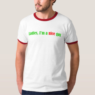 T-shirt Des dames, je suis Nice un type