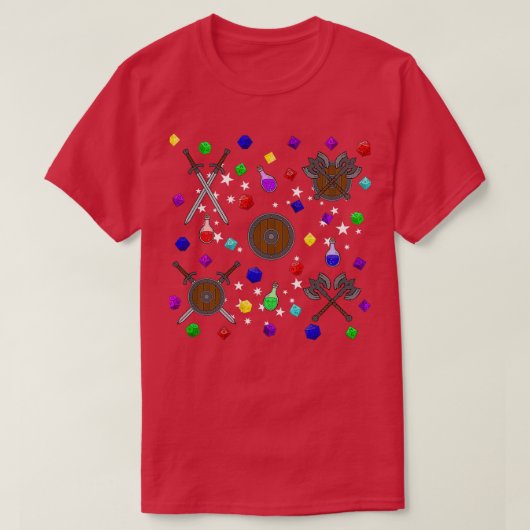 T-shirt Dés DampD (Design devant)