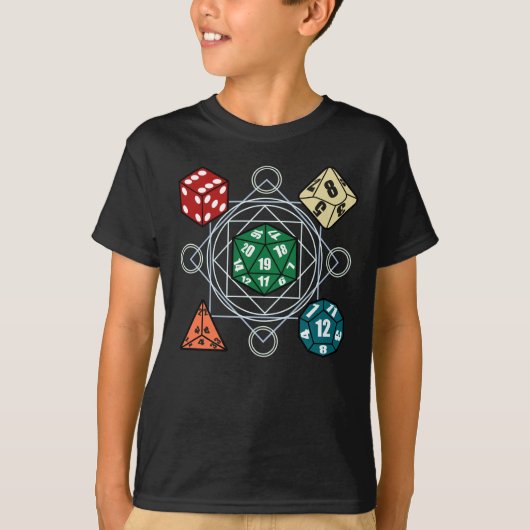 T-shirt Dés de jeu (Devant)