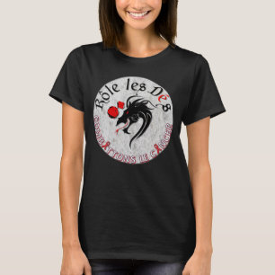 T-shirt Dés de les de rôle de Chandail combattons le
