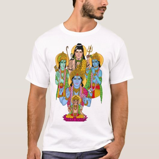 T-Shirt des Dieux Hindous (Devant)