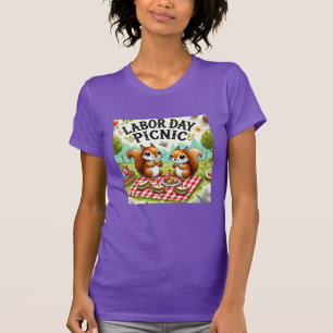 T-shirt des écureuils de la fête du travail
