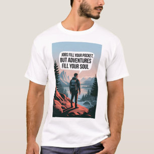 T-shirt Des emplois remplissent votre poche mais des avent
