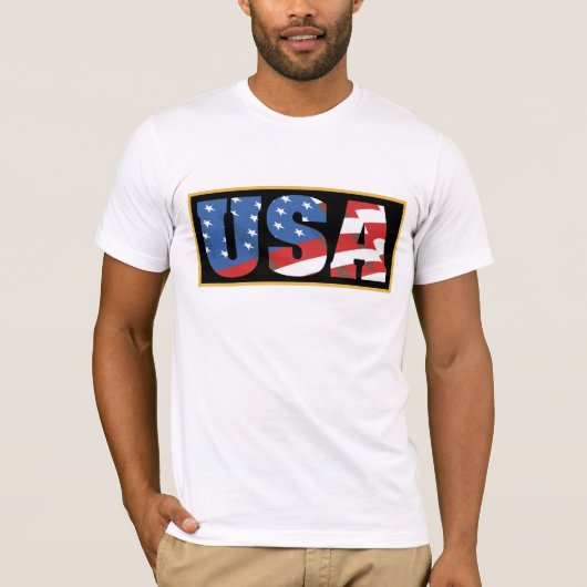 T-shirt des Etats-Unis (Devant)