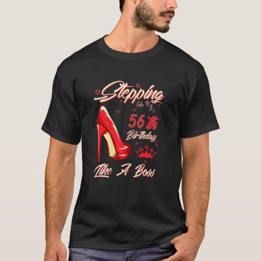 T-shirt Des Femmes Entrant Dans Mon 56E Anniversaire Comme (Devant)
